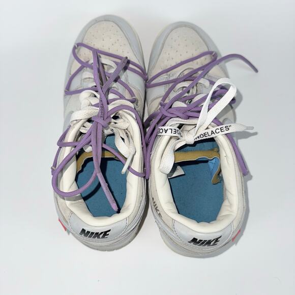 Nike Dunk x Off-White Low Sneakers Men's 9.5 'Lot 47 of 50' DM1602-125 - Picture 4 of 12